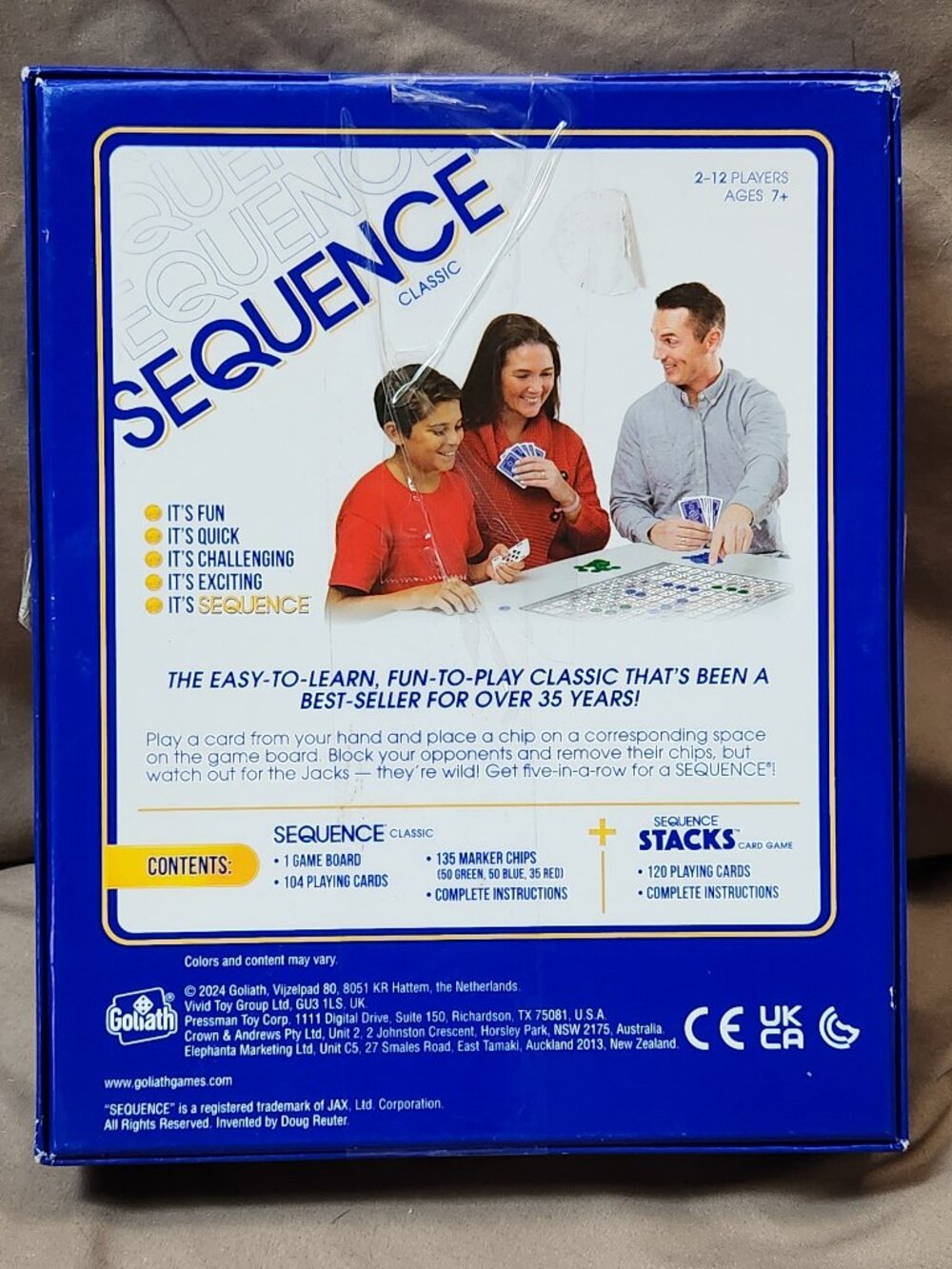 SEQUENCE CLASSIC and SEQUENCE STACKS - 2 Games in 1 - NEW - Picture 5 of 5
